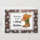 Ik wens u allen een prettige kerstfeestdag Kaart (Voorkant)