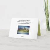 Ik wens u betere dagen voor u kaart (Achterkant)