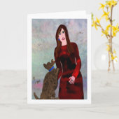 Ik wens u de Creative Design Card van LeeMarie Kaart (Gele Bloem)