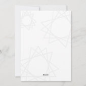 Ik wens u de gelukkigste Feestdagen Feestdagenkaart (Achterkant)