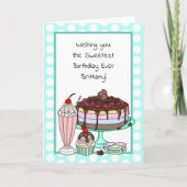 Ik wens u de liefste verjaardag van uw persoonlijk kaart (Voorkant)