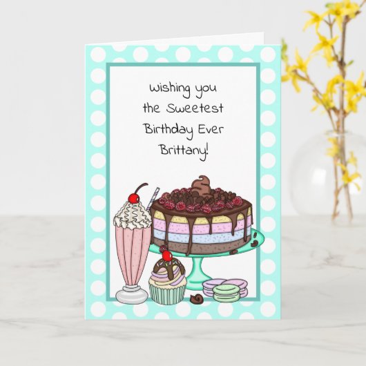 Ik wens u de liefste verjaardag van uw persoonlijk kaart (Gele Bloem)