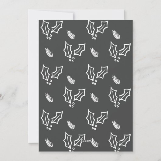 IK WENS U DE VROLIJKSTE KERST FEESTDAGENKAART (Achterkant)