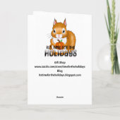 Ik wens U de zegen van Thanksgiving Kaart (Achterkant)