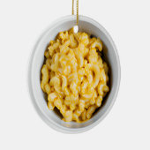 Ik wens u een Cheesy Christmas | Grappig eten Pun Keramisch Ornament (Rechts)