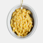 Ik wens u een Cheesy Christmas | Grappig eten Pun Keramisch Ornament (Links)