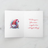 Ik wens u een feestelijke kerst | Holiday Gnomes Feestdagen Kaart (Binnen)