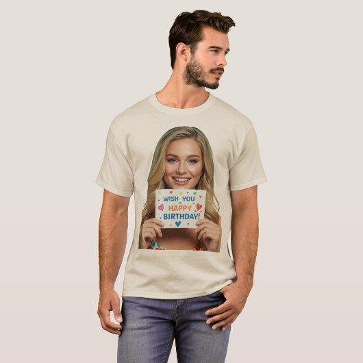 Ik wens u een fijne verjaardag t-shirt (Voorkant volledig)