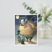 Ik wens u een gelukkig en rijk nieuwjaar briefkaart (Staand voorkant)