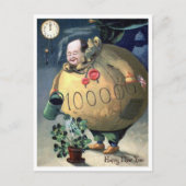 Ik wens u een gelukkig en rijk nieuwjaar briefkaart (Voorkant)