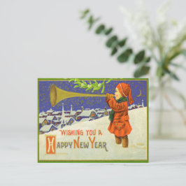 Ik wens u een gelukkig nieuwjaar briefkaart