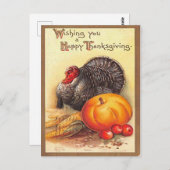 Ik wens u een gelukkige deken briefkaart (Voorkant / Achterkant)