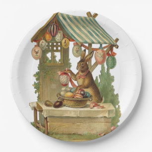 Ik wens u een gelukkige Pasen Papieren Bordje