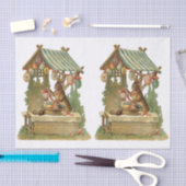 Ik wens u een gelukkige Pasen Tissuepapier (Craft)