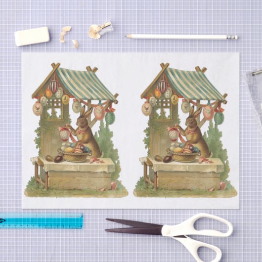 Ik wens u een gelukkige Pasen Tissuepapier (Craft)