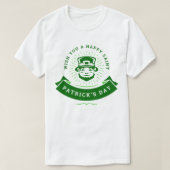 Ik wens u een gelukkige Saint Patrick's Day Leprec T-shirt (Design voorkant)