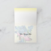 Ik wens u een gelukkige  verjaardag Victoriaans Kaart (Binnen)