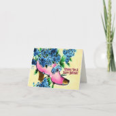 Ik wens u een gelukkige  verjaardag Victoriaans Kaart (Voorkant)