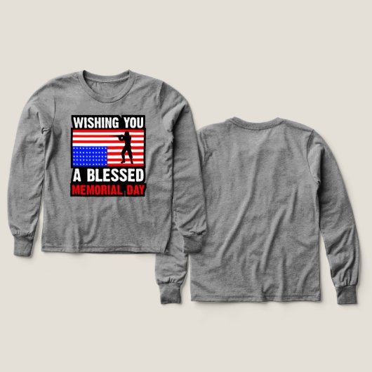 Ik wens u een gezegend gedenkteken dag-62237 (Voorkant /achterkant)