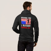 Ik wens u een gezegend gedenkteken dag-62237 hoodie (Achterkant volledig)