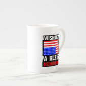 Ik wens u een gezegend gedenkteken dag-62237 porselein kop (Voorkant rechts)