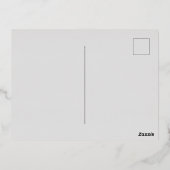 Ik wens u een gezegend Ramadan Gold Folie Uitnodiging Briefkaart (Achterkant)