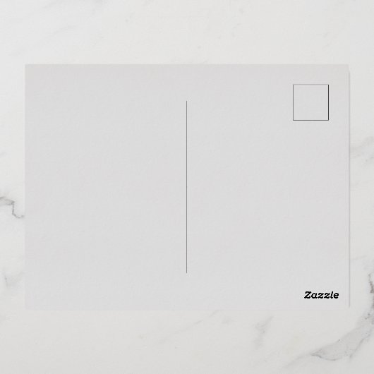 Ik wens u een gezegend Ramadan Gold Folie Uitnodiging Briefkaart (Achterkant)