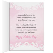 Ik wens u een Gezegende en gelukkige Moederdag Bou (Binnen (Rechts))