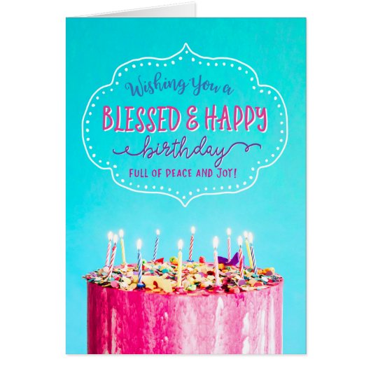 Ik wens u een Gezegende en gelukkige verjaardag (Voorkant)