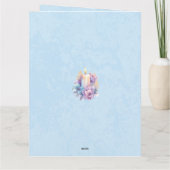 Ik wens u een gezegende Paaskaars Bloemen Kaart (Achterkant)