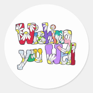 Ik wens u een goede sticker