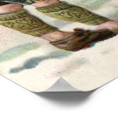 Ik wens u een Happy New YearMountain Scene Poster (Hoek)