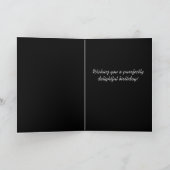 Ik wens u een heel heerlijk  BD-kat Kaart (Binnen)