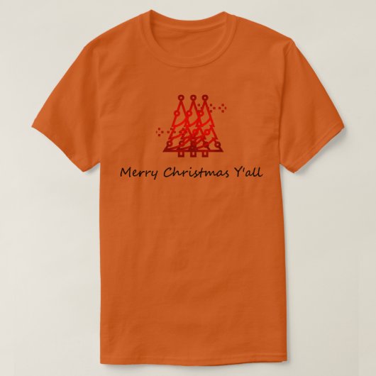 Ik wens u een heel prettig kerstfeest en een geluk t-shirt (Design voorkant)
