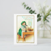 Ik wens u een heldere en gelukkige St. Patrick's Briefkaart (Staand voorkant)