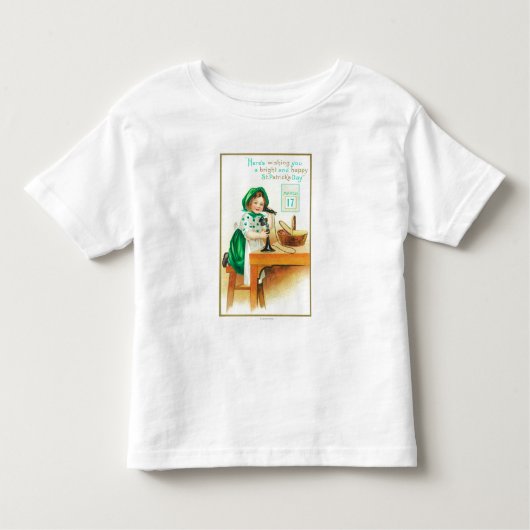 Ik wens u een heldere en gelukkige St. Patrick's Kinder Shirts (Voorkant)