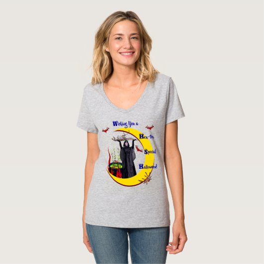 Ik wens u een Hex-tra-Special Halloween T-Shirt (Voorkant volledig)