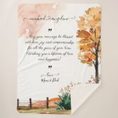 Ik wens u een leven lang van liefdesweddenschappen sherpa deken (Voorkant)