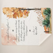 Ik wens u een leven lang van liefdesweddenschappen sherpa deken (Voorkant (horizontaal))