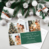 Ik wens u een normale kerstfoto-feestdag Kaart