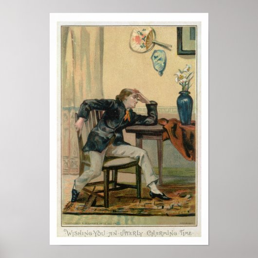 Ik wens u een opvallende tijd, Victoriaans uur Poster (Voorkant)