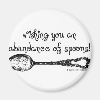 Ik wens u een overvloed aan Spoons Magneet
