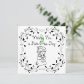 Ik wens u een Pain Free Day Kaart voor patiënten m (Staand voorkant)