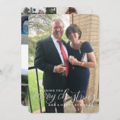 Ik wens u een prettig kerstfeest kaart (Voorkant / Achterkant)