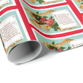 Ik wens u een prettig kerstpapier cadeaupapier (Rol Hoek)