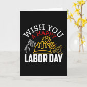 Ik wens u een prettige dag van de arbeid kaart (Gele Bloem)