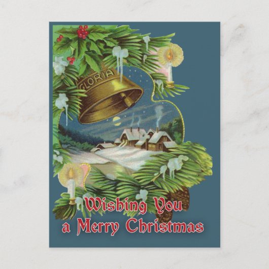 Ik wens u een prettige  Kaart voor Kerstmis (Voorkant)