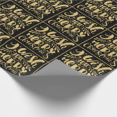 Ik wens u een prettige kerstfeestelijke feestdag. cadeaupapier (Hoek)