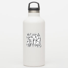 Ik wens u een prettige kersthand met Stickers