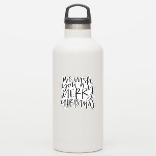 Ik wens u een prettige kersthand met Stickers